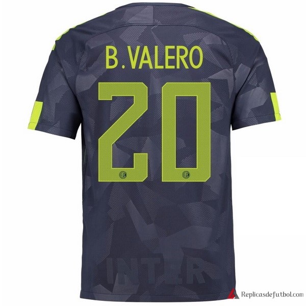 Camiseta Inter Tercera equipación B.Valero 2017-2018